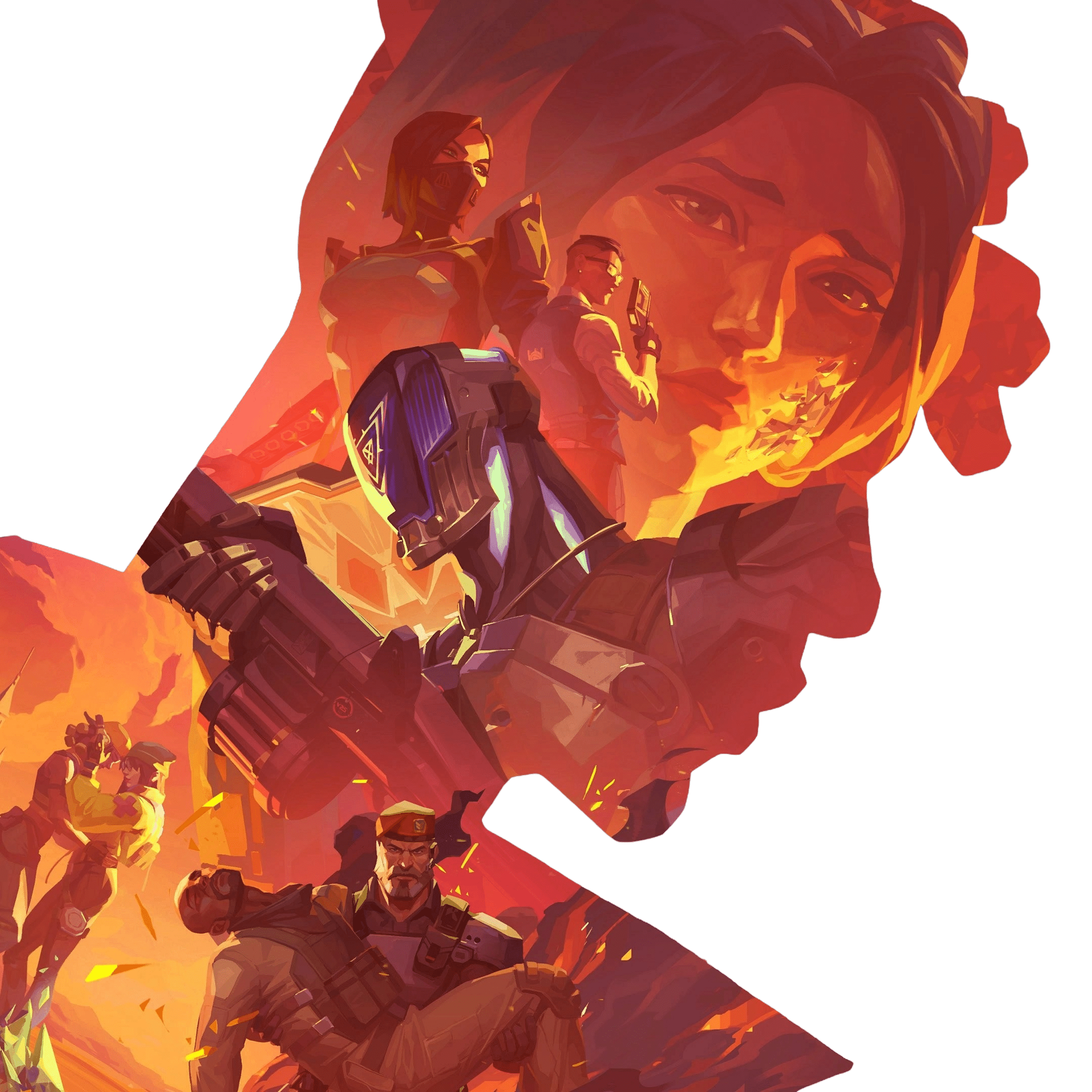 Valorant agents artwork